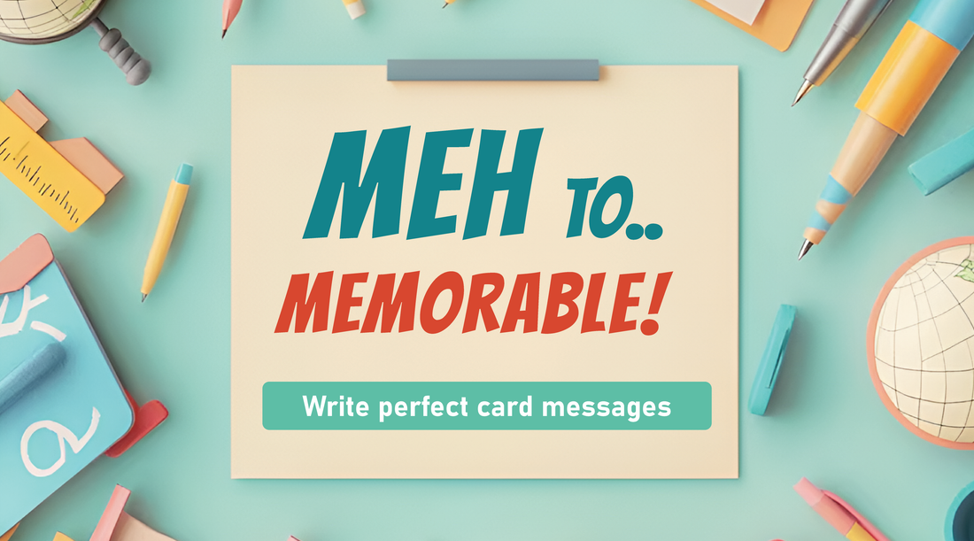 Meh to Memorable! ⁣How to write a perfect Geeting Card Message?