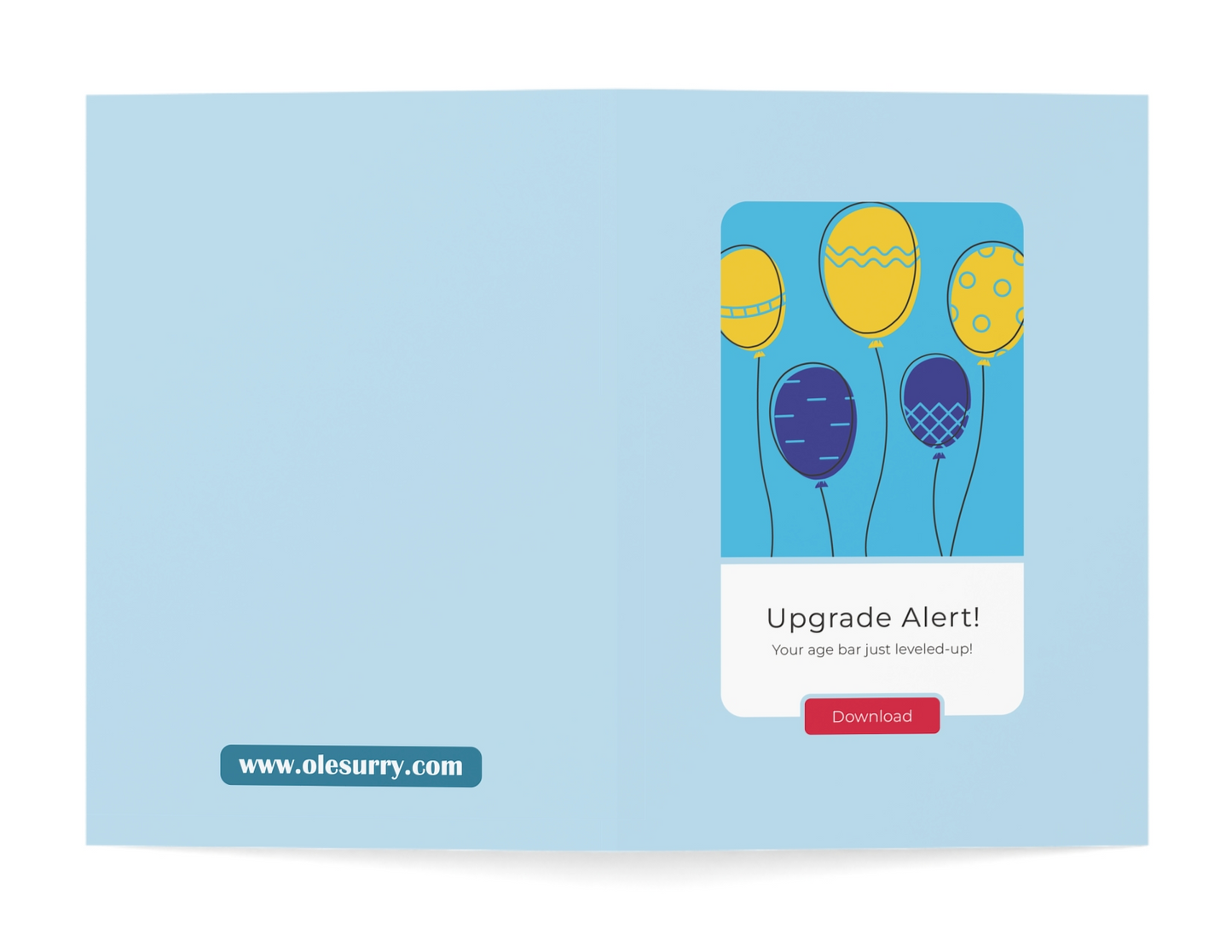 Happy Birthday – Greeting Card (Upgrade Alert!)