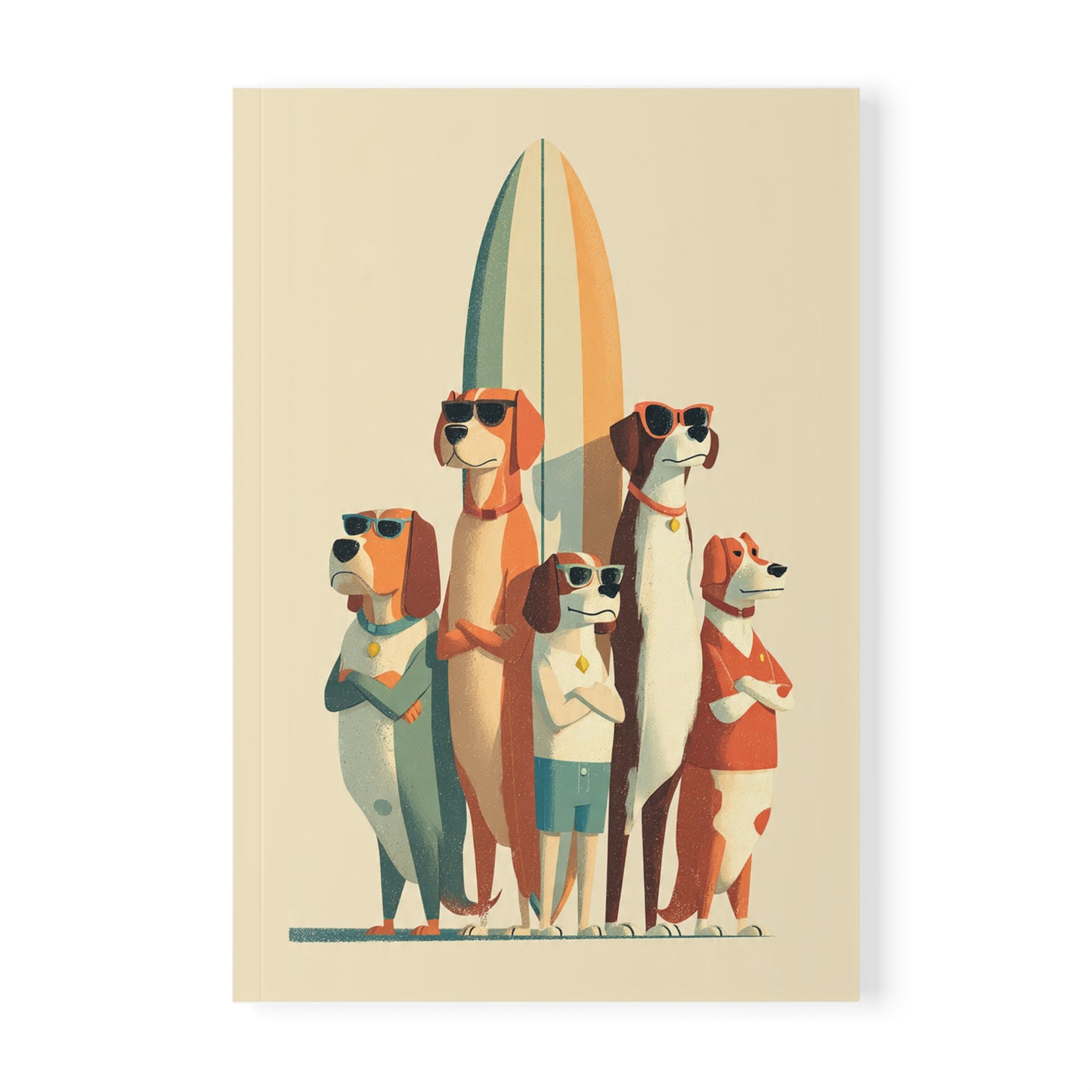 Coastal Doggos: Notebook (A5)